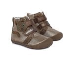 D.d. step stivaletti in pelle marrone 25-30