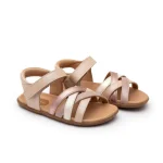 Tip toe joey usnjeni sandali odprti pink pearl 25-34