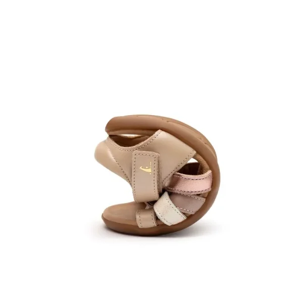 Tip toe joey usnjeni sandali odprti pink pearl 25-34 - slika 3