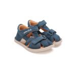 D.d.step usnjeni sandali  modri 20-25