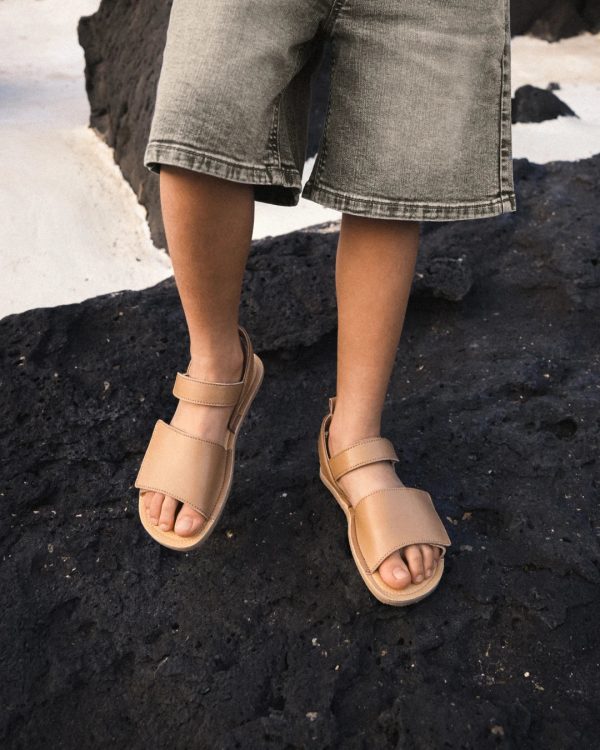 MURIS-Rome  veganski sandali tan brown 28-35 - slika 4