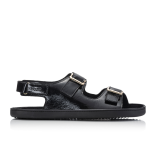 SHAPEN-dazzle usnjeni sandali črni 38-42