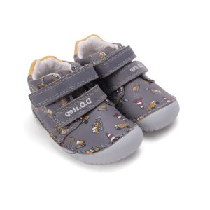D.D.STEP-usnjeni čevlji sivi bagri 20-25