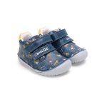 D.D.STEP-usnjeni čevlji temno modri bagri 20-25