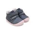 D.D.STEP-usnjeni čevlji temno modri rožice 20-25