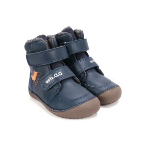 D.d.step usnjeni zimski škornji royal blue 25-30