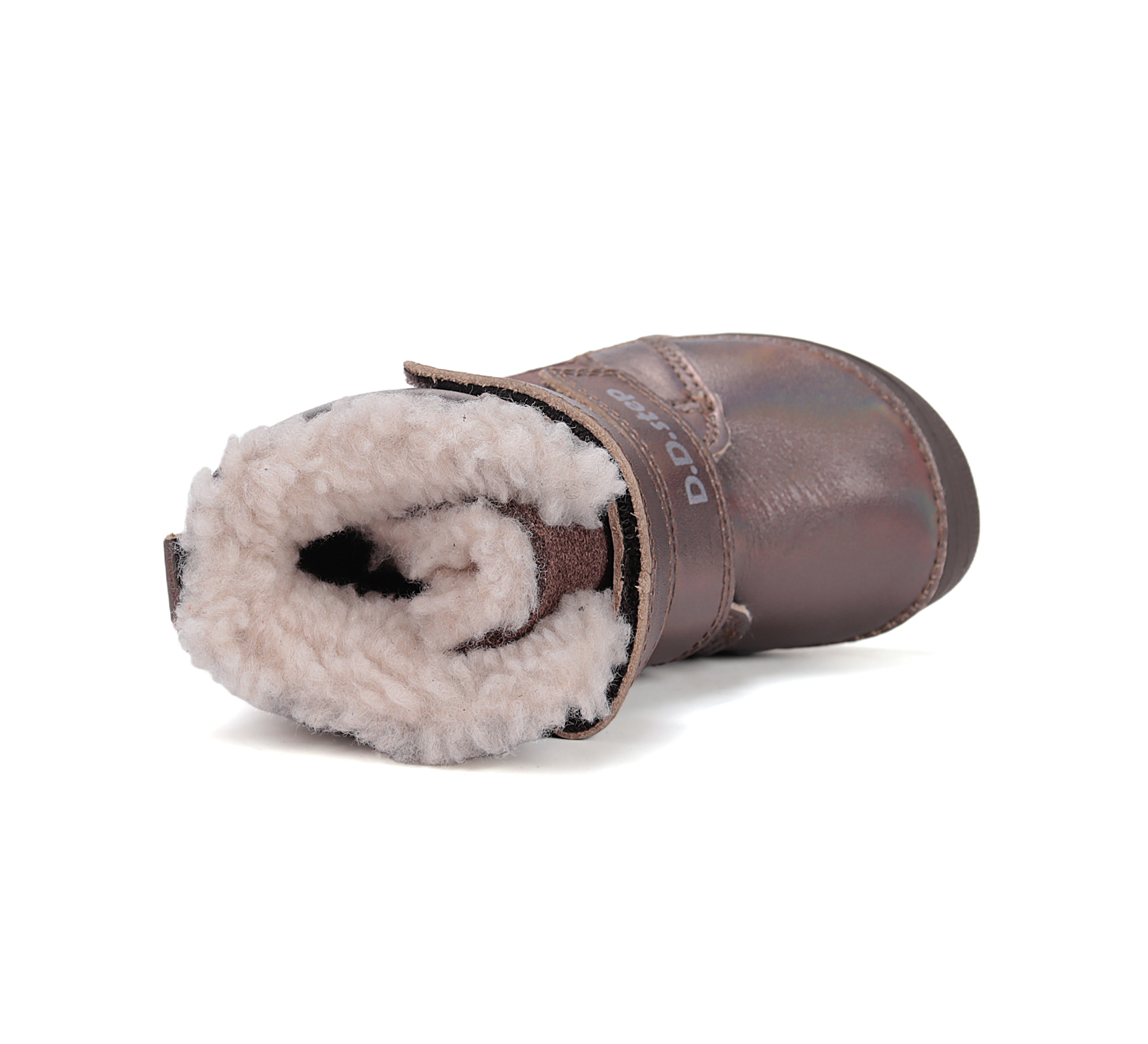 D.d.step usnjeni zimski škornji chocolate 25-30 - slika 2