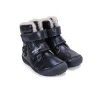 D.d.step usnjeni zimski škornji royal blue svetleči 25-30