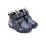 D.d.step usnjeni zimski škornji modri ptički 20-25