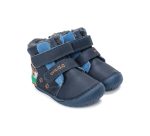 D.d.step usnjeni zimski škornji modri lisička 20-25