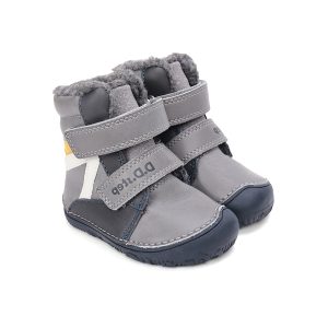 D.d.step usnjeni zimski škornji dark grey 26-31