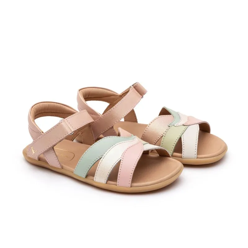 Tip toe joey usnjeni sandali odprti candy dream/white 25-33