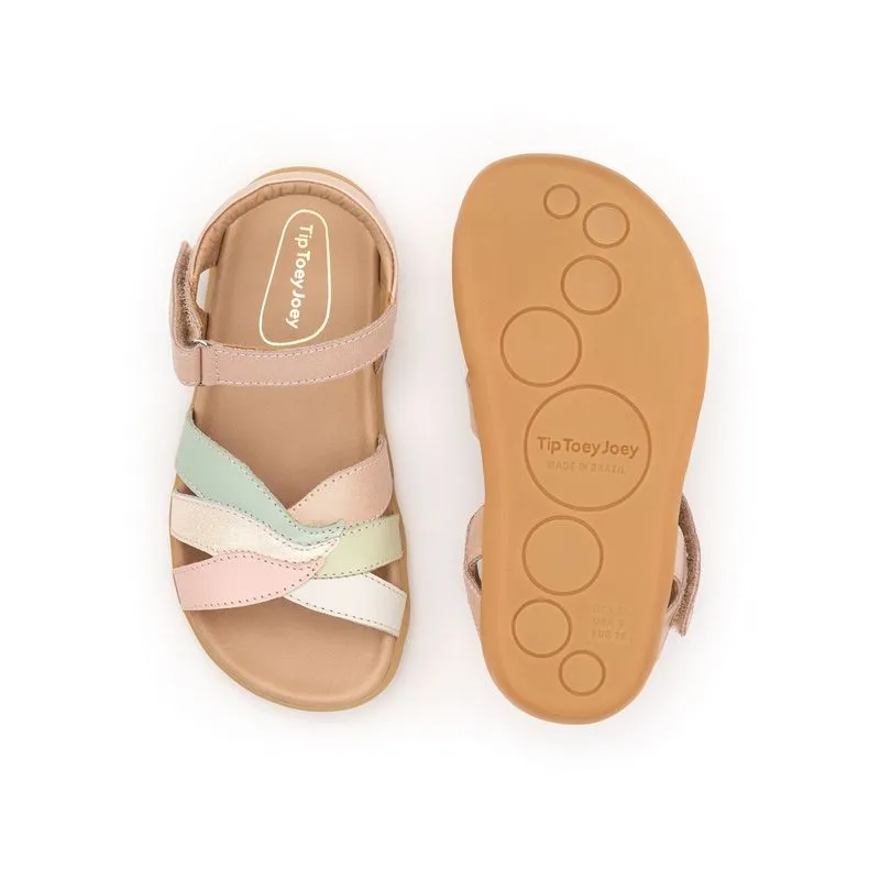 Tip toe joey usnjeni sandali odprti candy dream/white 25-33 - slika 2