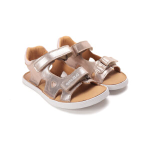 D.d.step odprti usnjeni sandali gold 26-31