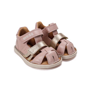 D.d.step usnjeni sandali baby pink 20-31